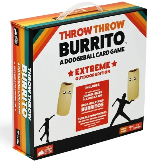 Liven your Austin board game night with the silly Throw Throw Buritto.