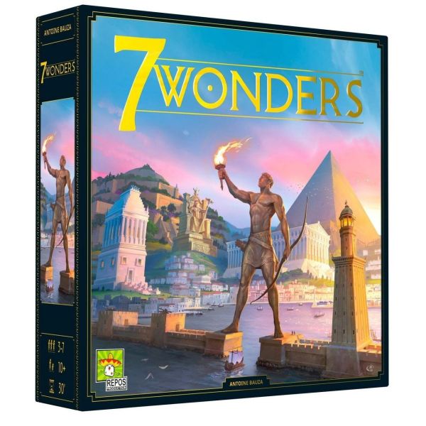 Wander ito the era of the ancients with Houston boardgame 7 Wonders.