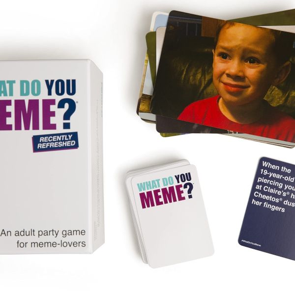 Say what you mean with a meme in this hilarious meme-based Austin boardgame.